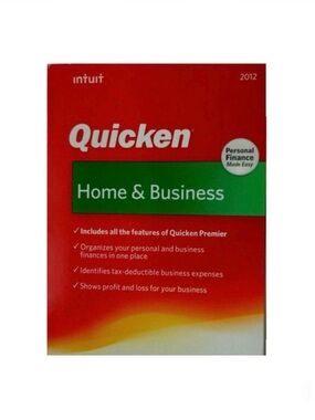 Quicken Home & Business 2012 - Lifetime For Windows Disc Only